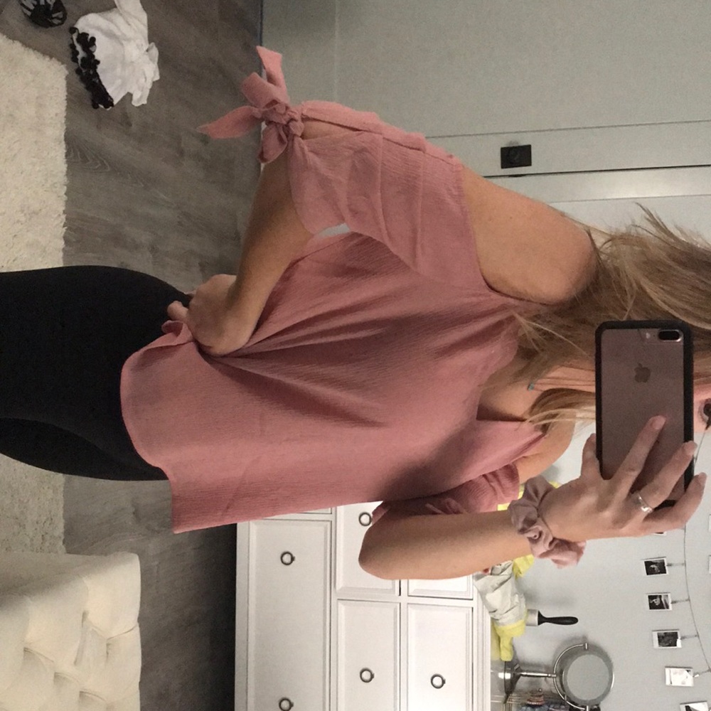 Pink blouse